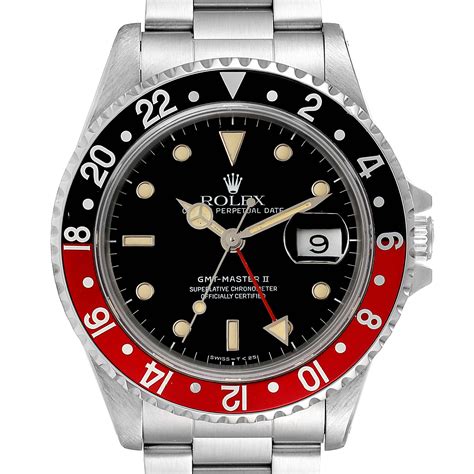 rolex gmt 2 black and red|gmt rolex price.